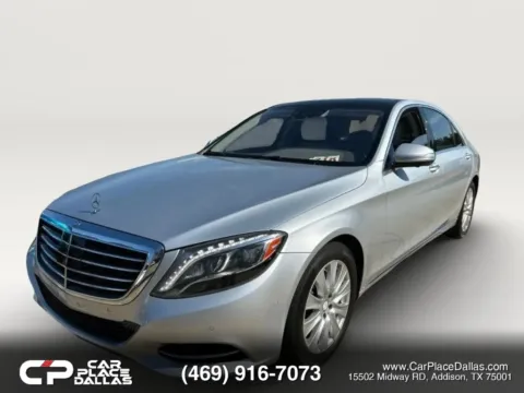 Silver 2015 Mercedes-Benz S-Class S 550 Sedan 4D for sale in Addison, TX