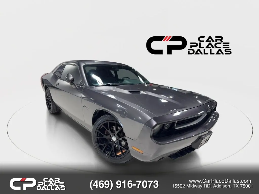 Gray 2014 Dodge Challenger SXT Coupe 2D for sale in Addison, TX