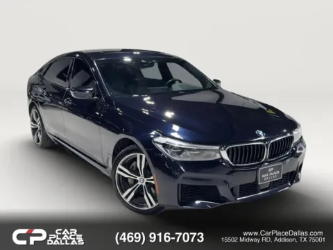 Black 2018 BMW 6 Series 640i Gran Turismo xDrive Sedan 4D for sale in Addison, TX