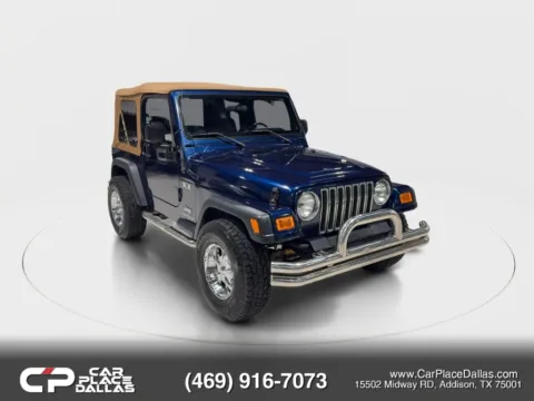 Photos of 2005 Jeep Wrangler X Sport Utility 2D for sale in Addison, TX at Car Place Dallas