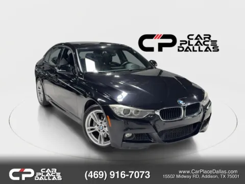 Black 2015 BMW 3 Series 335i Sedan 4D for sale in Addison, TX