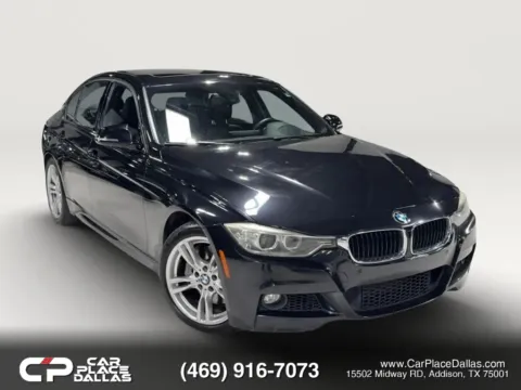 Black 2015 BMW 3 Series 335i Sedan 4D for sale in Addison, TX