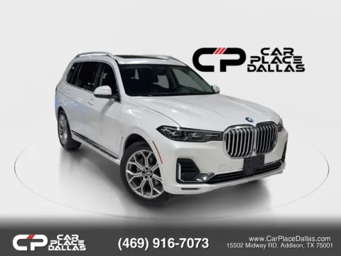 White 2020 BMW X7 xDrive40i Sport Utility 4D for sale in Addison, TX