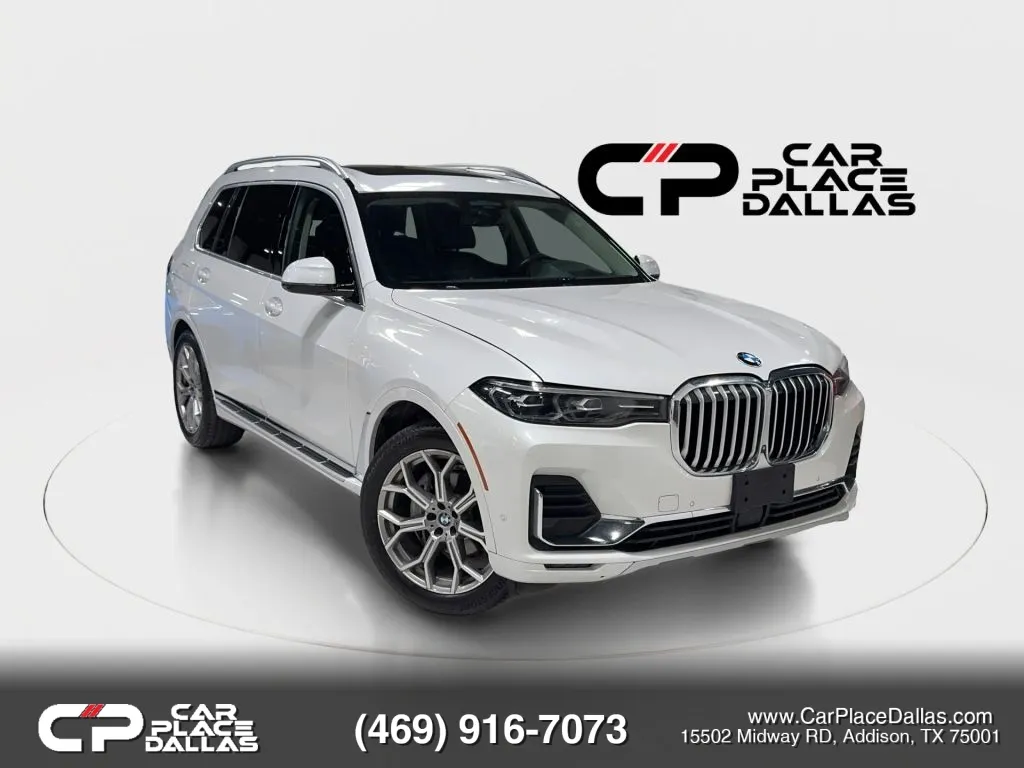 White 2020 BMW X7 xDrive40i Sport Utility 4D for sale in Addison, TX