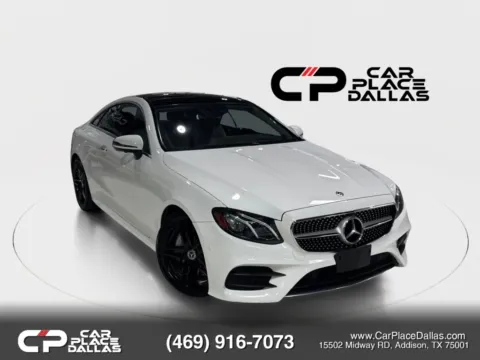 White 2020 Mercedes-Benz E-Class E 450 Coupe 2D for sale in Addison, TX