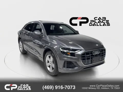 Photos of 2019 Audi Q8 Premium Sport Utility 4D for sale in Addison, TX at Car Place Dallas
