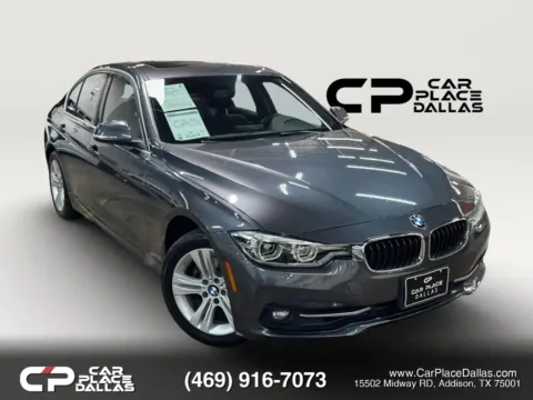 Gray 2018 BMW 3 Series 330i Sedan 4D for sale in Addison, TX