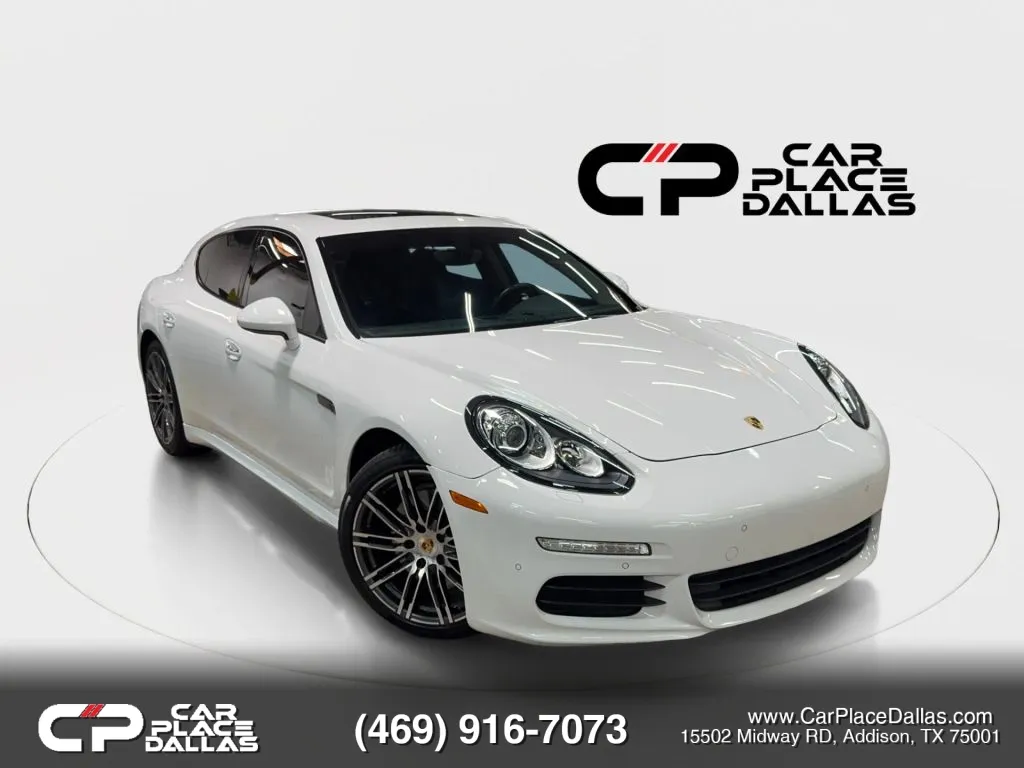 White 2015 Porsche Panamera Sedan 4D for sale in Addison, TX
