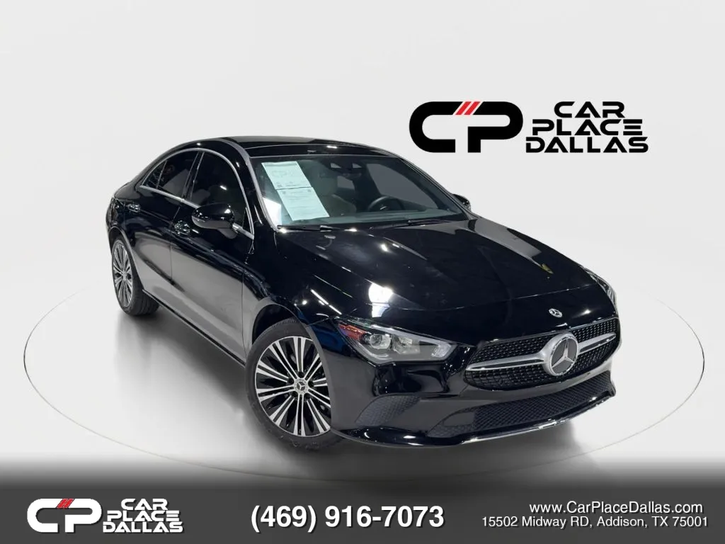 Black 2023 Mercedes-Benz CLA 250 Coupe 4D for sale in Addison, TX