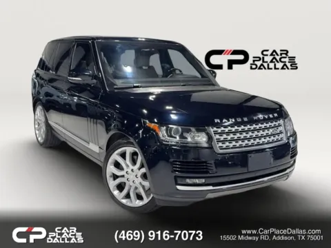 Black 2016 Land Rover Range Rover Supercharged Sport Utility 4D for sale in Addison, TX