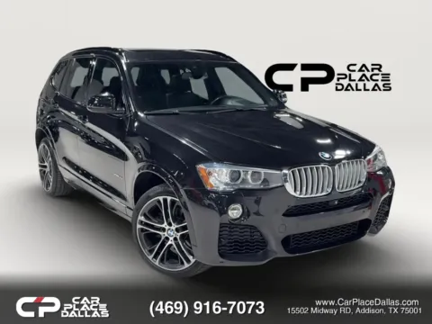 Black 2017 BMW X3 xDrive35i Sport Utility 4D for sale in Addison, TX