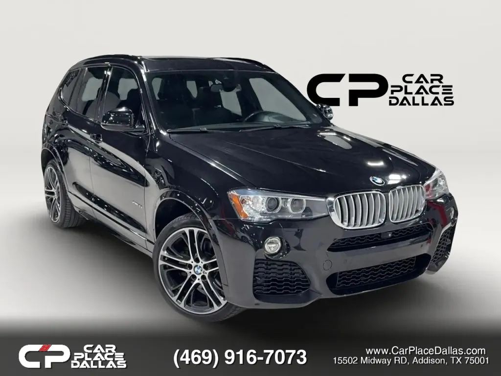 Black 2017 BMW X3 xDrive35i Sport Utility 4D for sale in Addison, TX