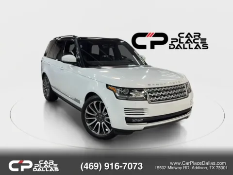 White 2016 Land Rover Range Rover Supercharged Sport Utility 4D for sale in Addison, TX