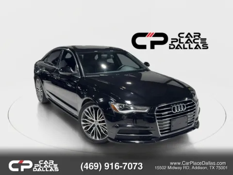 Black 2016 Audi A6 TDI Premium Plus Sedan 4D for sale in Addison, TX