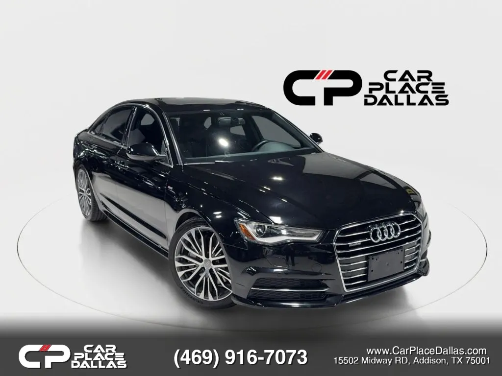 Black 2016 Audi A6 TDI Premium Plus Sedan 4D for sale in Addison, TX
