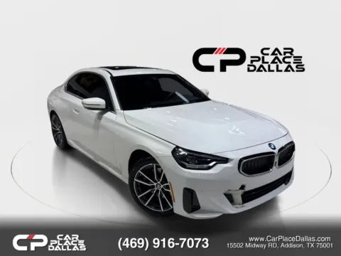 White 2022 BMW 2 Series 230i Coupe 2D for sale in Addison, TX