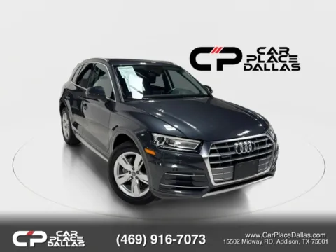 Gray 2019 Audi Q5 Premium Sport Utility 4D for sale in Addison, TX