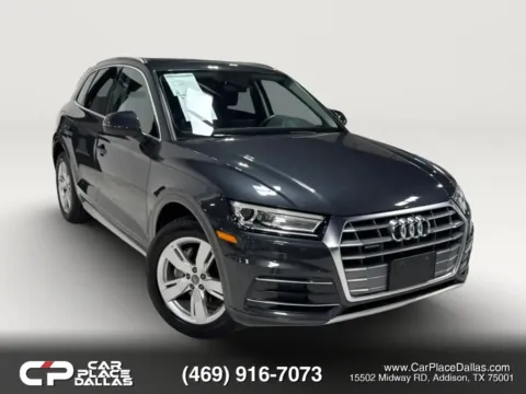 Gray 2019 Audi Q5 Premium Sport Utility 4D for sale in Addison, TX