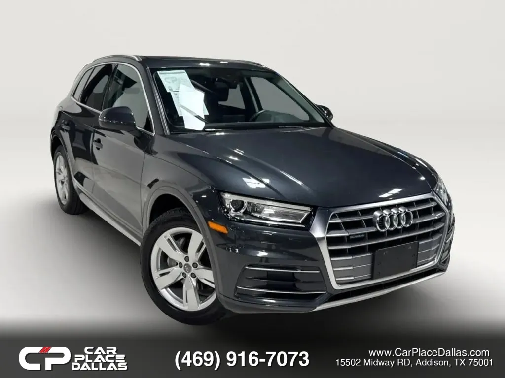 Gray 2019 Audi Q5 Premium Sport Utility 4D for sale in Addison, TX