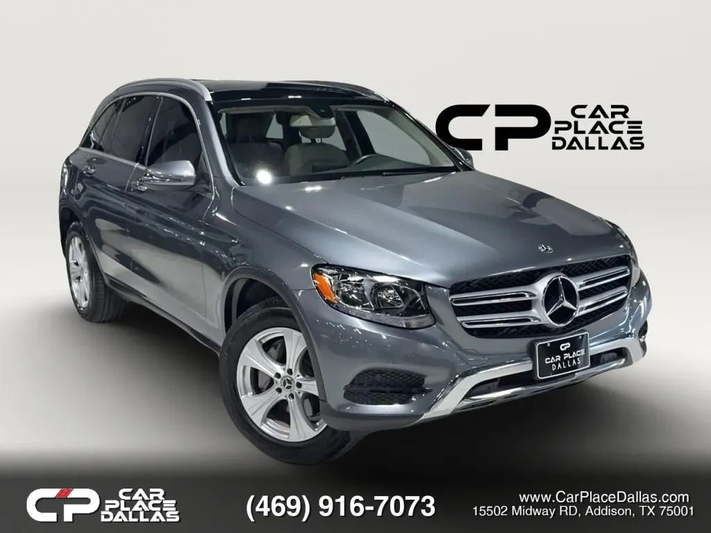 Gray 2018 Mercedes-Benz GLC 300 Sport Utility 4D for sale in Addison, TX