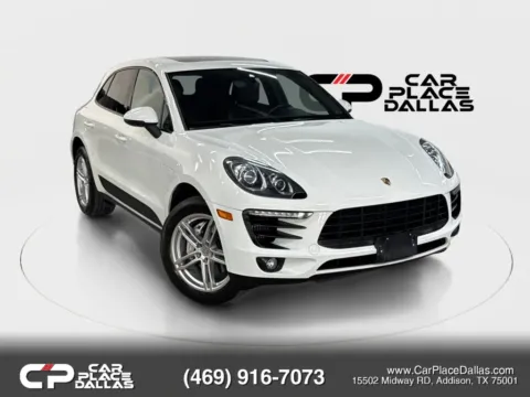 White 2017 Porsche Macan S Sport Utility 4D for sale in Addison, TX