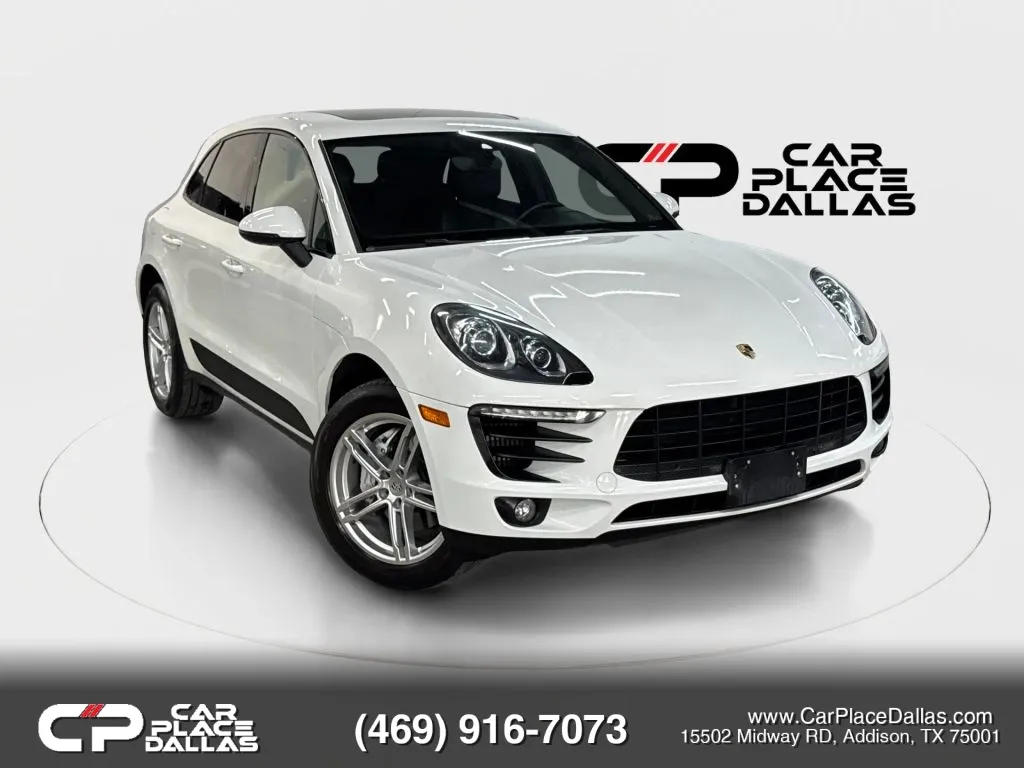 White 2017 Porsche Macan S Sport Utility 4D for sale in Addison, TX