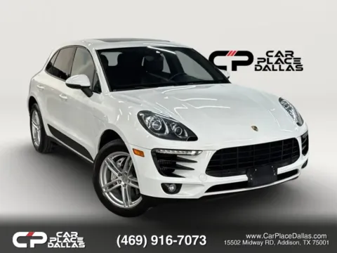 White 2017 Porsche Macan S Sport Utility 4D for sale in Addison, TX