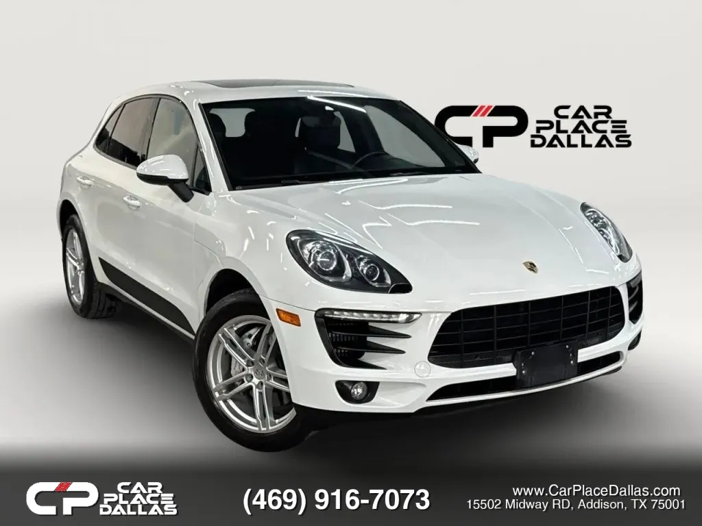 White 2017 Porsche Macan S Sport Utility 4D for sale in Addison, TX