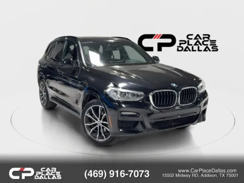 Black 2020 BMW X3 xDrive30i Sport Utility 4D for sale in Addison, TX
