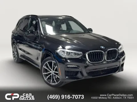 Black 2020 BMW X3 xDrive30i Sport Utility 4D for sale in Addison, TX