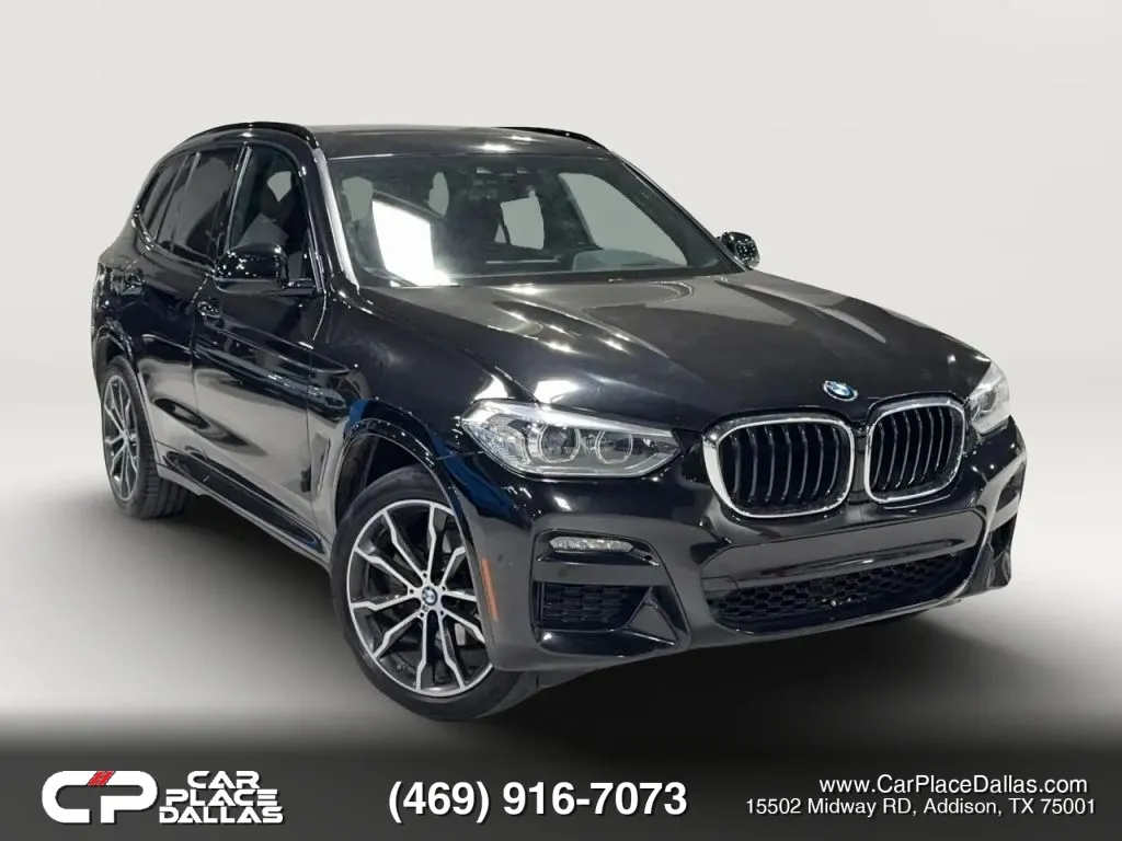 Black 2020 BMW X3 xDrive30i Sport Utility 4D for sale in Addison, TX