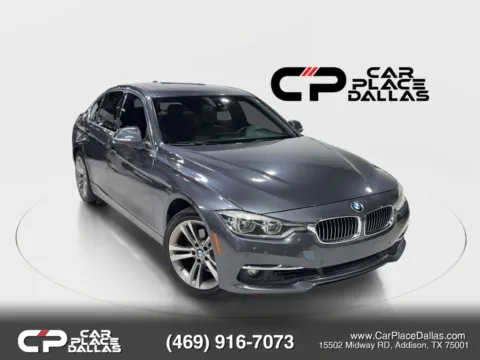 Gray 2017 BMW 3 Series 330i Sedan 4D for sale in Addison, TX