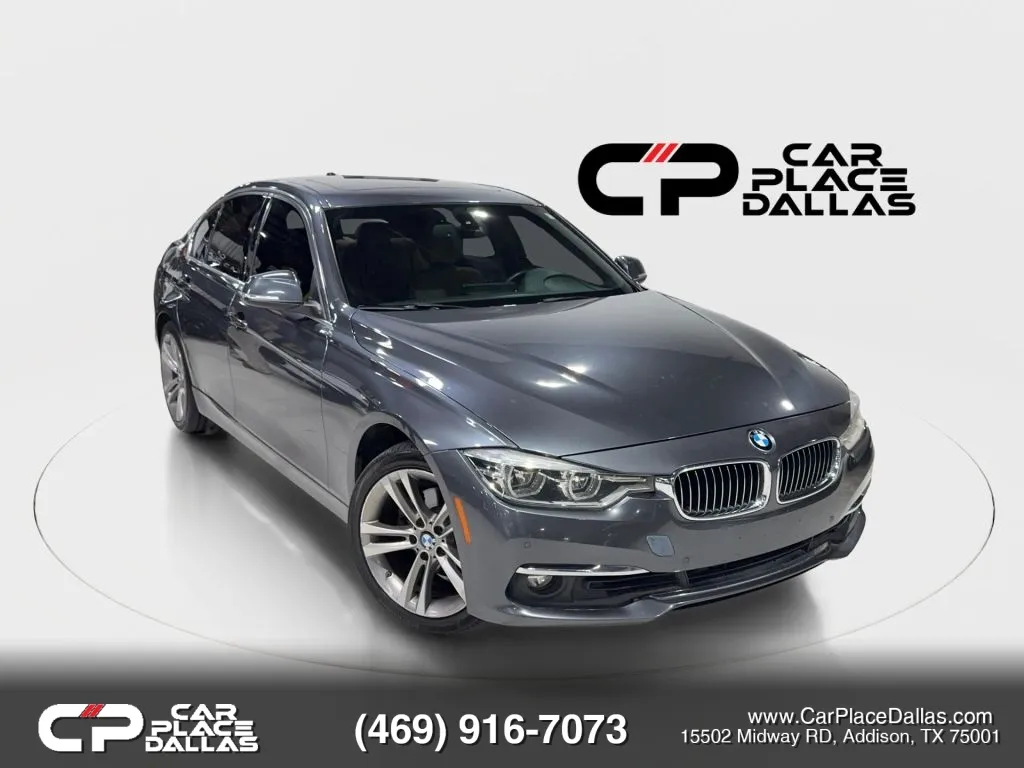 Gray 2017 BMW 3 Series 330i Sedan 4D for sale in Addison, TX