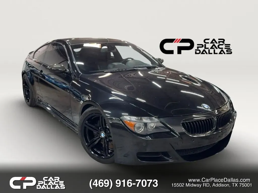Black 2007 BMW M6 Coupe 2D for sale in Addison, TX