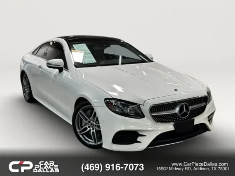 White 2019 Mercedes-Benz E-Class E 450 Coupe 2D for sale in Addison, TX
