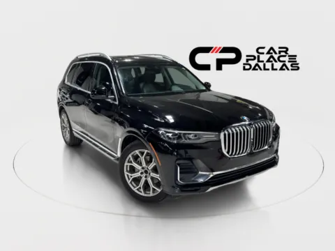 Black 2020 BMW X7 xDrive40i,LUX STG,COLD WEATHER,MASSAGE/VENT STS,HTD FRT/RR STS,CAPTAIN CHAIRS,21 WHLS for sale in Addison, TX