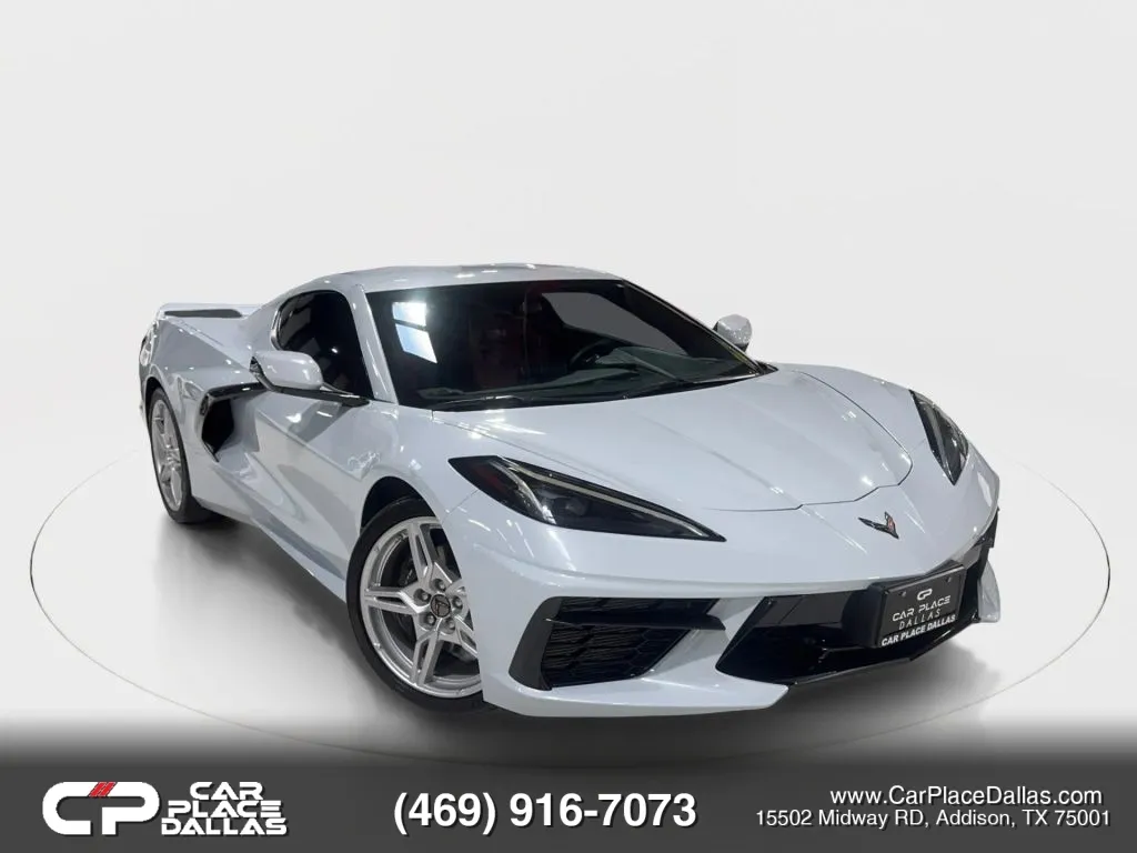 Gray 2021 Chevrolet Corvette Stingray Coupe 2D for sale in Addison, TX