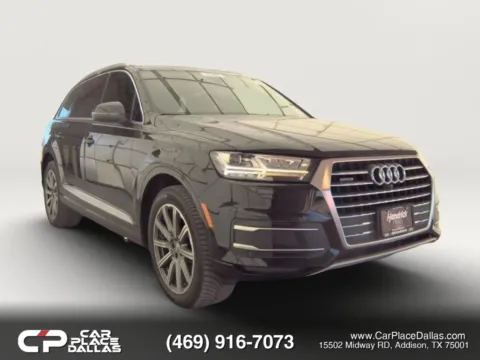 Black 2019 Audi Q7 45 TFSI Premium Plus Sport Utility 4D for sale in Addison, TX