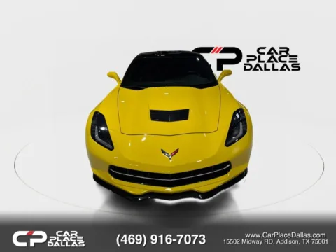 Another view of 2016 Chevrolet Corvette Stingray Z51 Coupe 2D for sale in Addison, TX at Car Place Dallas