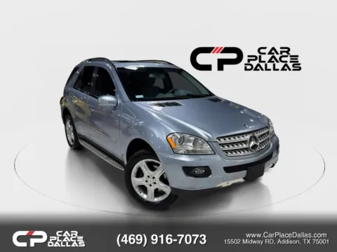 Silver 2008 Mercedes-Benz M-Class ML 350 Sport Utility 4D for sale in Addison, TX