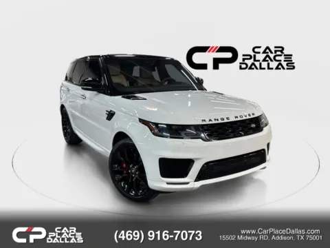 White 2021 Land Rover Range Rover Sport HST Sport Utility 4D for sale in Addison, TX