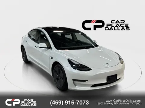 Photos of 2021 Tesla Model 3 Long Range Sedan 4D for sale in Addison, TX at Car Place Dallas