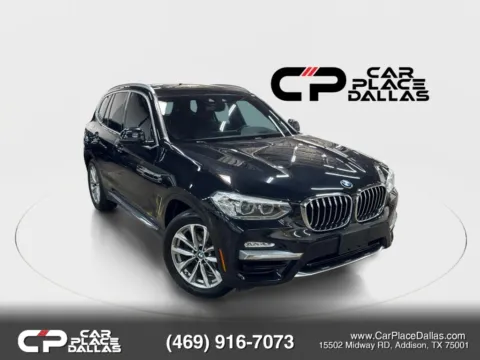 Black 2019 BMW X3 xDrive30i Sport Utility 4D for sale in Addison, TX