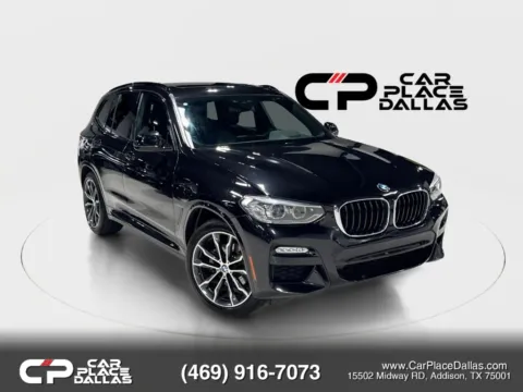 Black 2019 BMW X3 sDrive30i Sport Utility 4D for sale in Addison, TX