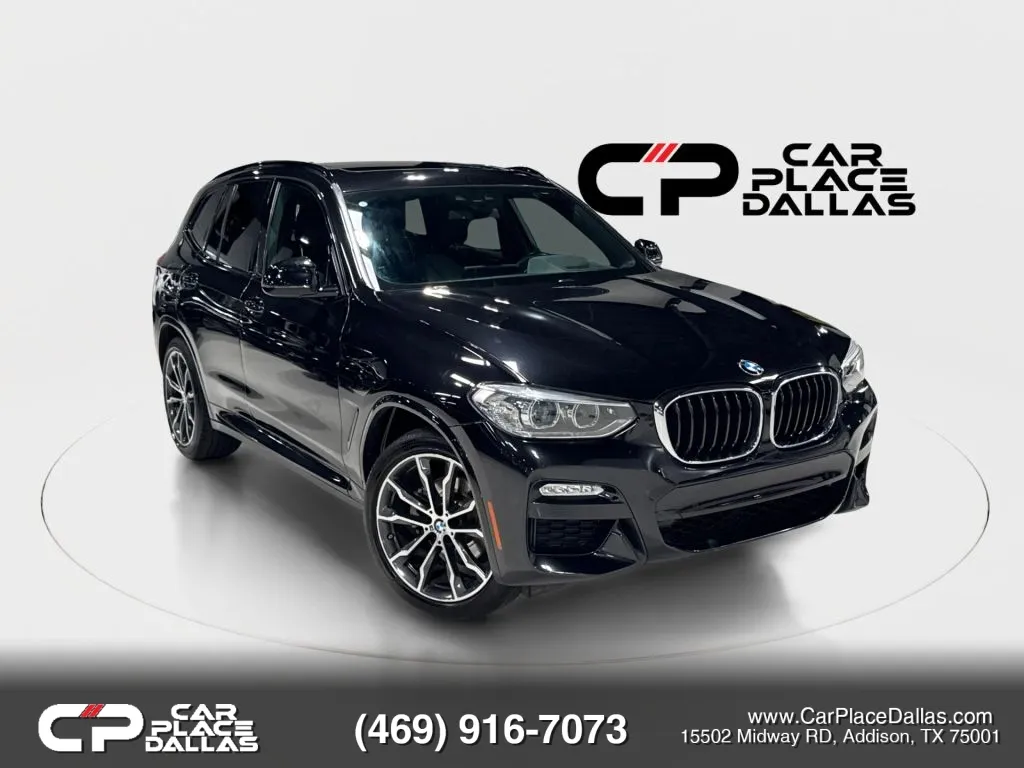 Black 2019 BMW X3 sDrive30i Sport Utility 4D for sale in Addison, TX