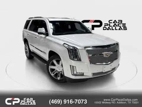 White 2018 Cadillac Escalade Luxury Sport Utility 4D for sale in Addison, TX