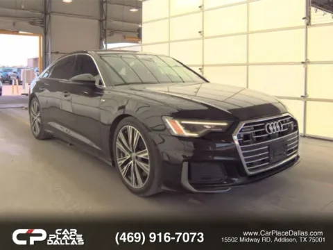 Black 2019 Audi A6 55 TFSI Premium Plus Sedan 4D for sale in Addison, TX