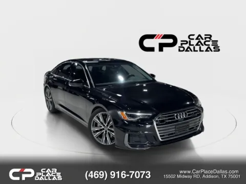Black 2019 Audi A6 55 TFSI Premium Plus Sedan 4D for sale in Addison, TX