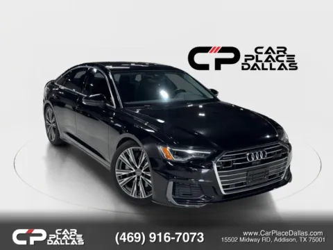Black 2019 Audi A6 55 TFSI Premium Plus Sedan 4D for sale in Addison, TX