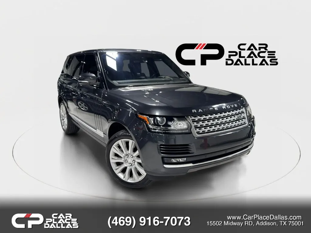 Black 2016 Land Rover Range Rover Supercharged Sport Utility 4D for sale in Addison, TX